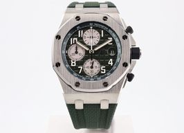 Audemars Piguet Royal Oak Offshore 26238TI.OO.A056CA.01 (2023) - Groen wijzerplaat 42mm Titanium