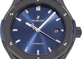 Hublot Classic Fusion Blue 542.CM.7170.LR (Unknown (random serial)) - Blue dial 42 mm Ceramic case