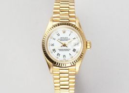 Rolex Lady-Datejust 69178 (1986) - White dial 26 mm Yellow Gold case