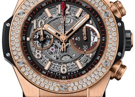 Hublot Big Bang Unico 441.OX.1180.RX.1104 (2021) - Transparant wijzerplaat 42mm Roségoud