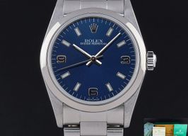 Rolex Oyster Perpetual 31 77080 (1999) - Blauw wijzerplaat 31mm Staal