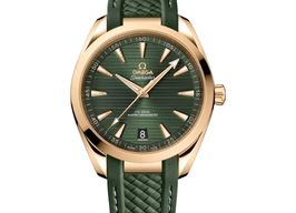 Omega Seamaster Aqua Terra 220.52.41.21.10.001 (2026) - Green dial 41 mm Yellow Gold case