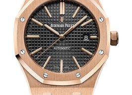 Audemars Piguet Royal Oak Selfwinding 15400OR.OO.1220OR.01 (2025) - Zwart wijzerplaat 41mm Roségoud