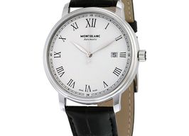 Montblanc Tradition 112609 (2022) - Wit wijzerplaat 40mm Staal