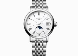 Longines Elegant L4.330.4.11.6 (2025) - Wit wijzerplaat 30mm Staal