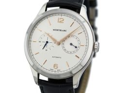 Montblanc Heritage Chronométrie 114872 (2022) - Silver dial 40 mm Steel case