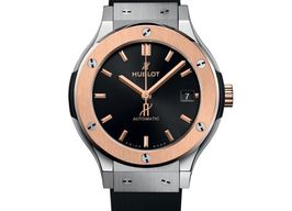 Hublot Classic Fusion 565.NO.1480.RX (2025) - Zwart wijzerplaat 38mm Titanium