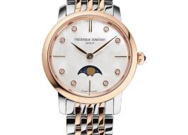 Frederique Constant Slimline Moonphase FC-206MPWD1S2B (2026) - Pearl dial 30 mm Steel case