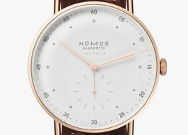NOMOS Metro Neomatik Nomos 1180 (2022) - White dial 39 mm Rose Gold case
