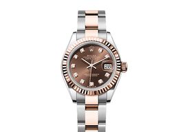 Rolex Lady-Datejust 279171 (2025) - Bruin wijzerplaat 28mm Staal