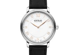 Montblanc Tradition 119962 (2022) - Wit wijzerplaat 40mm Staal