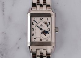 Jaeger-LeCoultre Grande Reverso 240.8.27 (Onbekend (willekeurig serienummer)) - Zilver wijzerplaat 30mm Staal