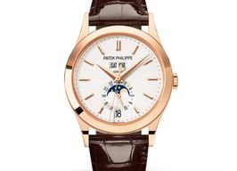 Patek Philippe Annual Calendar 5396R-011 (2025) - Zilver wijzerplaat 39mm Roségoud