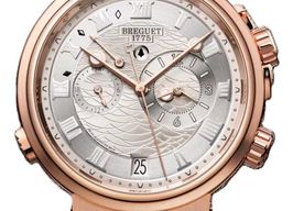 Breguet Marine 5547BR/12/9ZU (2025) - Silver dial 41 mm Rose Gold case