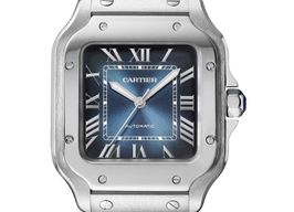 Cartier Santos WSSA0063 (2026) - Blue dial 35 mm Steel case