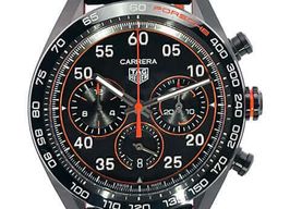 TAG Heuer Carrera Porsche Chronograph Special Edition CBN2A1M.FC6526 (2023) - Zwart wijzerplaat 44mm Staal