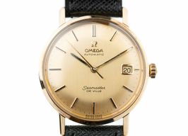 Omega Seamaster DeVille 166.020 (1960) - Champagne dial 34 mm Yellow Gold case