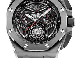 Audemars Piguet Royal Oak Offshore Tourbillon Chronograph 26622TI.GG.D002CA.01 (2025) - Transparent dial 43 mm Titanium case