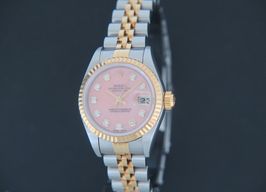 Rolex Lady-Datejust 79173 (2004) - Pink dial 26 mm Gold/Steel case