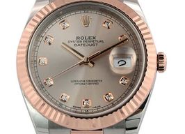 Rolex Datejust 41 126331 (2020) - Roze wijzerplaat 41mm Staal