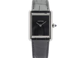 Cartier Tank WSTA0072 (2024) - Black dial 34 mm Steel case