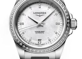 Longines Conquest L3.430.0.87.6 (2026) - Wit wijzerplaat 34mm Staal