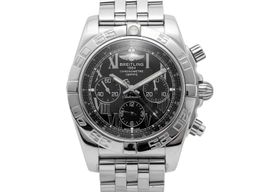 Breitling Chronomat 44 AB0110 (2015) - Black dial 44 mm Steel case