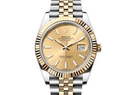 Rolex Datejust 41 126333 (2025) - Champagne wijzerplaat 41mm Goud/Staal