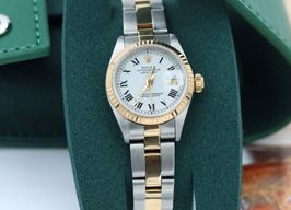 Rolex Lady-Datejust 69173 (Unknown (random serial)) - White dial 26 mm Gold/Steel case