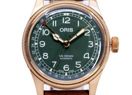 Oris Big Crown Pointer Date 01 754 7741 3167-07 5 20 58BR (2023) - Green dial 40 mm Bronze case