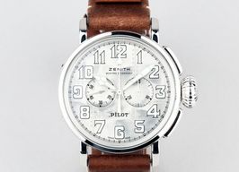 Zenith Pilot 05.2430.4069/17.I011 (2026) - Silver dial 45 mm Silver case