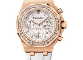 Audemars Piguet Royal Oak Offshore Lady 26231OR.ZZ.D010CA.01 (2025) - Zilver wijzerplaat 37mm Roségoud