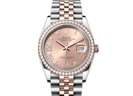Rolex Datejust 36 126281RBR-0015 (2023) - Gold dial 36 mm Steel case