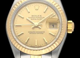 Rolex Lady-Datejust 79173 (2001) - Champagne dial 26 mm Gold/Steel case
