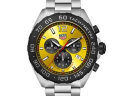 TAG Heuer Formula 1 Quartz CAZ101AM.BA0842 (2024) - Geel wijzerplaat 43mm Staal