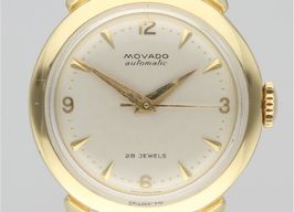 Movado Automatic 1161 (Unknown (random serial)) - Silver dial 30 mm Yellow Gold case
