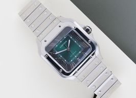 Cartier Santos WSSA0062 (2024) - Green dial 40 mm Steel case