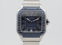 Cartier Santos WSSA0048 (2023) - Blue dial 40 mm Steel case