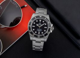 Rolex Submariner No Date 114060 (Onbekend (willekeurig serienummer)) - Zwart wijzerplaat 40mm Staal