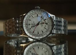 Breitling Navitimer GMT A32310211G1A1 (2026) - Zilver wijzerplaat 41mm Staal