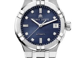 Maurice Lacroix Aikon AI6006-SS002-450-2 (2023) - Blauw wijzerplaat 35mm Staal