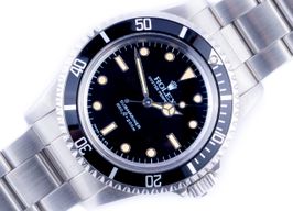 Rolex Submariner No Date 5513 (1984) - Zwart wijzerplaat 40mm Staal