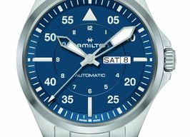 Hamilton Khaki Aviation H64635140 (2026) - Blauw wijzerplaat 42mm Staal