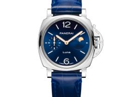 Panerai Luminor Due Luna PAM01179 (2025) - Blue dial 38 mm Steel case
