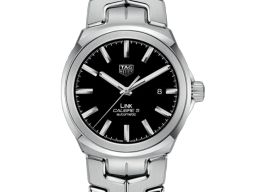 TAG Heuer Link Calibre 5 WBC2110.BA0603 (2025) - Zwart wijzerplaat 41mm Staal