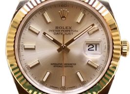 Rolex Datejust 41 126333 (2018) - Silver dial 41 mm Gold/Steel case