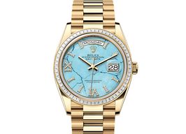 Rolex Day-Date 36 128398TBR (2025) - Blauw wijzerplaat 36mm Platina