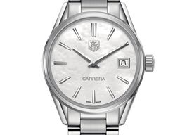 TAG Heuer Carrera Lady WBK1318.BA0652 (2023) - White dial 36 mm Steel case