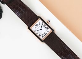 Cartier Tank Solo W5200024 (2017) - Silver dial 31 mm Rose Gold case