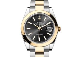 Rolex Datejust 41 126303 (2024) - Zwart wijzerplaat 41mm Goud/Staal